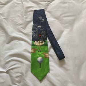 NWOT Gold and City Hand Made Tie